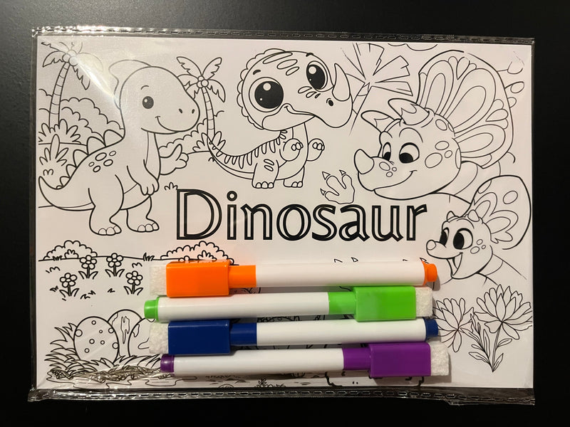 Wipe clean Colouring & Game Magnets