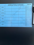 A5 Magnetic Weekly meal Planner - Musical