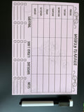 A5 Magnetic Weekly Planner -  Floral