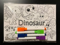 Wipe clean magnetic colouring activity pack - Dinosaur