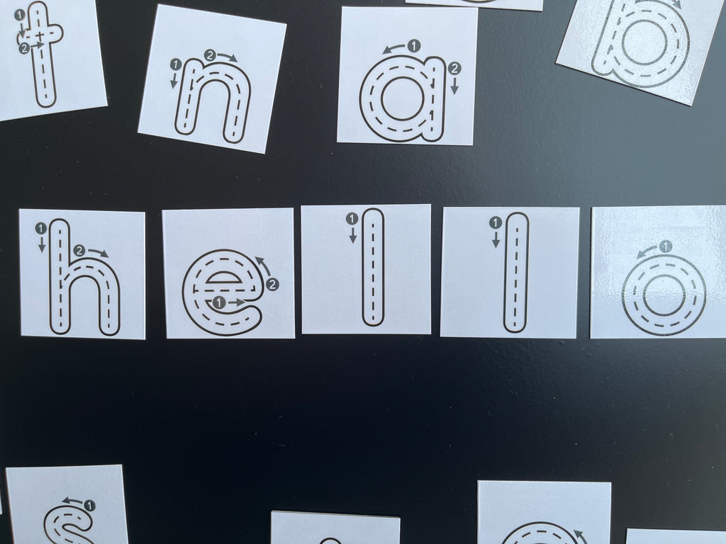 English Magnetic Word Building Set 50 Pieces - Supports KS1 Learning - Reading, Writing, Phonics and Spelling