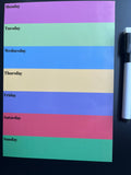 A5 Magnetic Weekly Planner - Rainbow