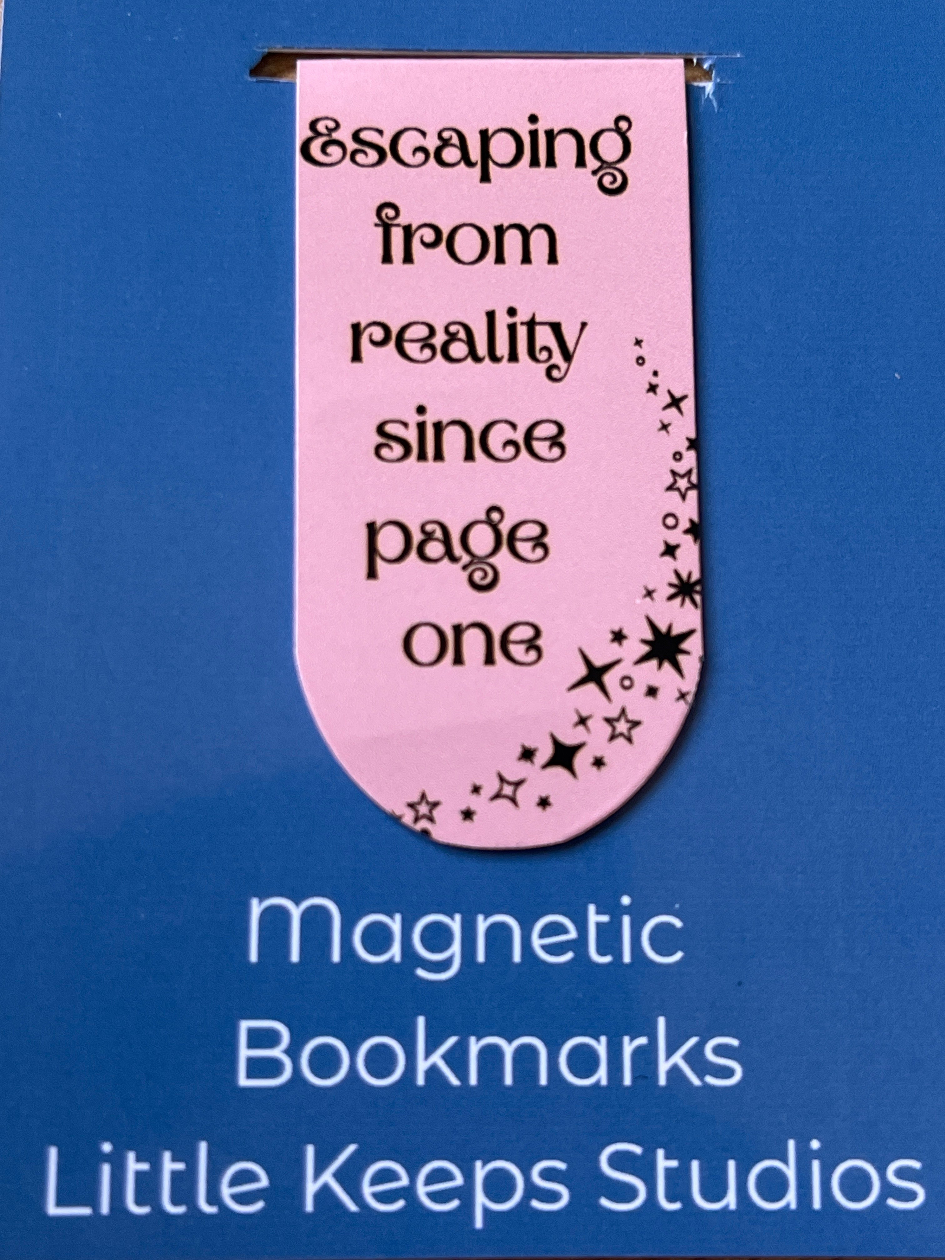 Magnetic Bookmark - Escaping from reality since page one