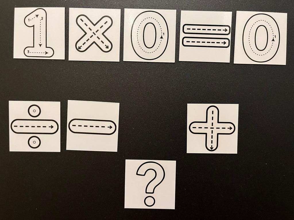 Maths Magnetic Sum set 50 Pieces - Supports KS1 Learning - Addition, Multiplication, Division, Subtraction