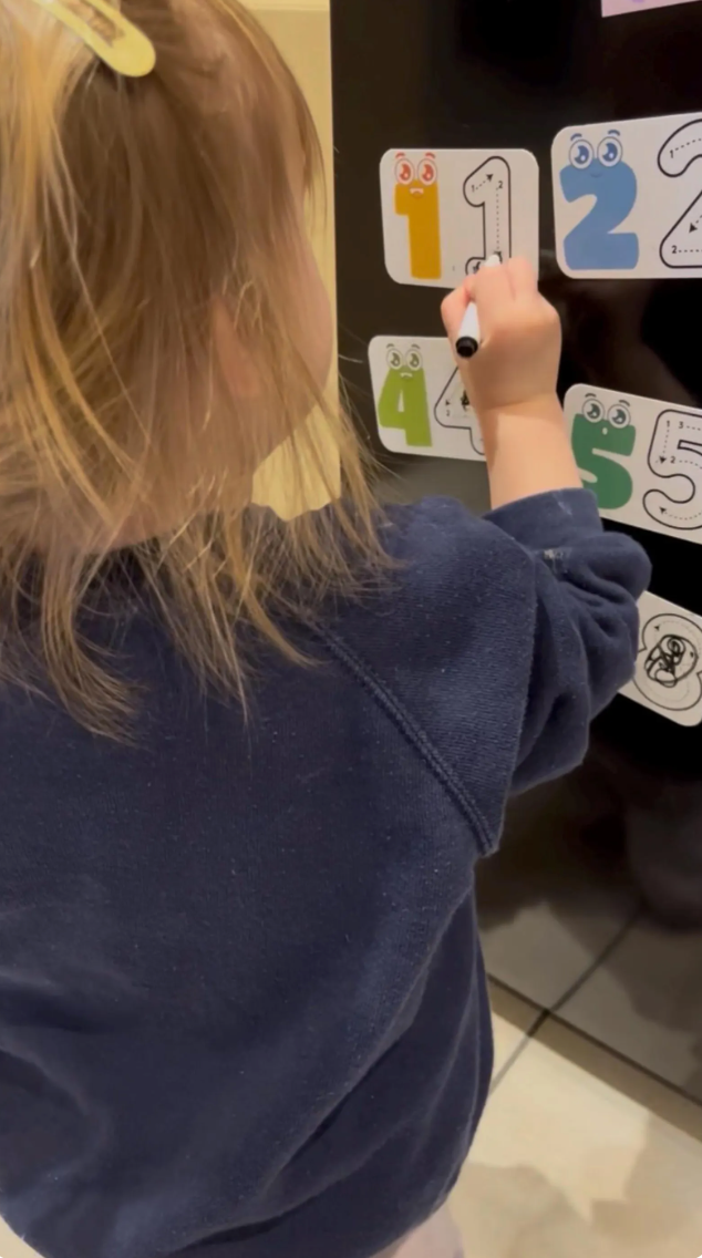 Wipe-Clean Number Magnets 10 Pieces | Early Writing Practice Ages 3+