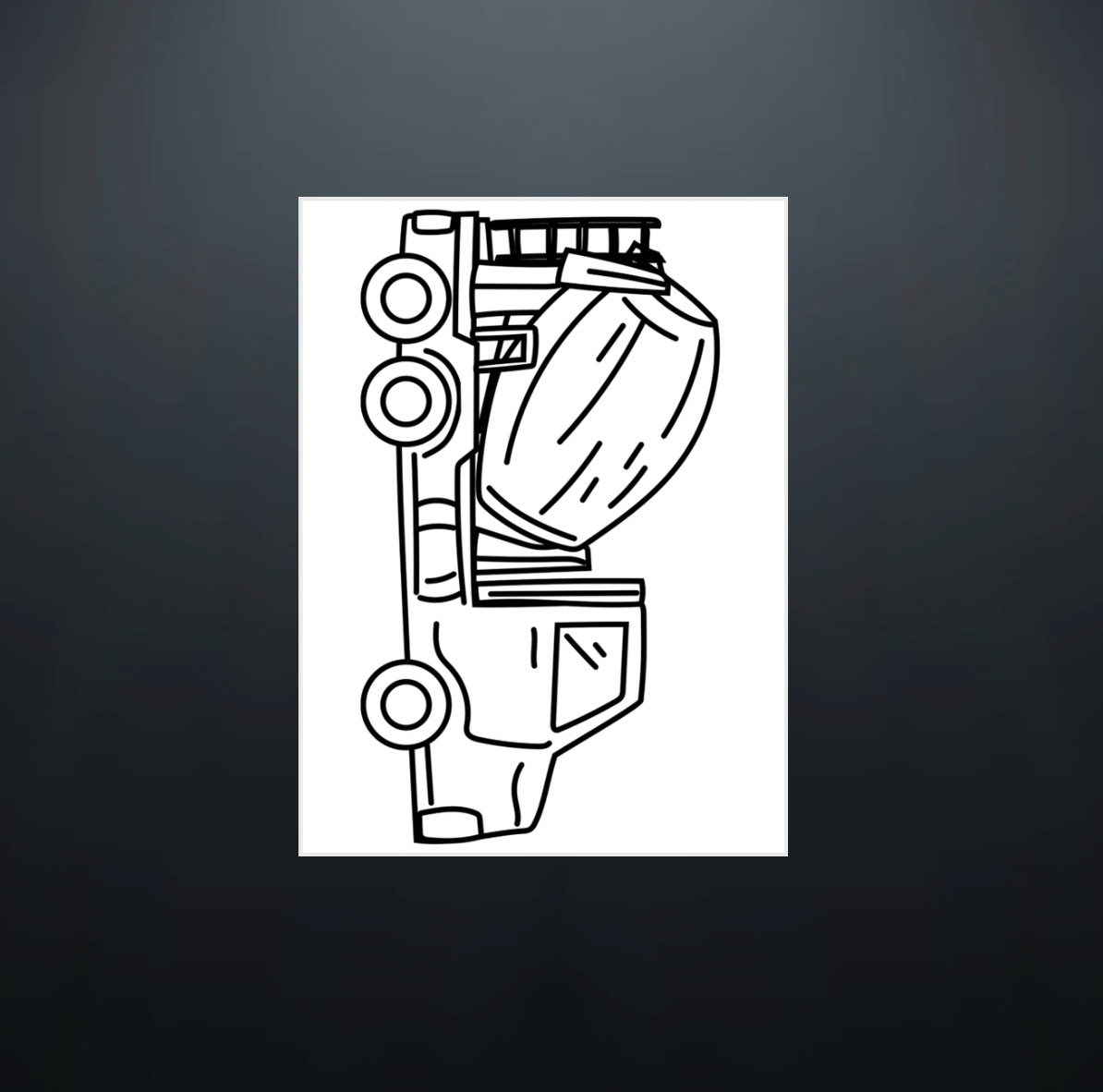 Wipe Clean Colouring Magnet