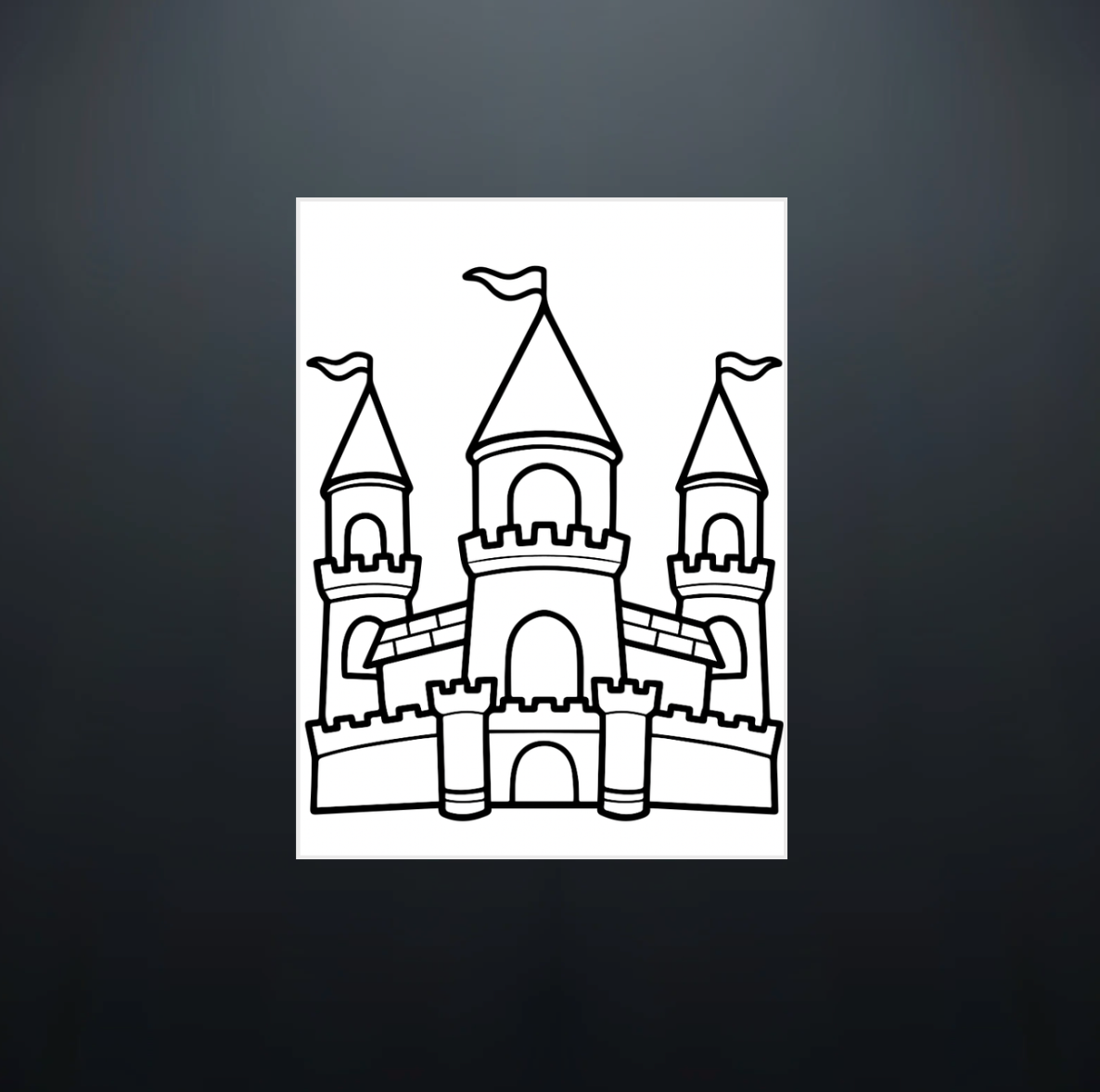 Wipe Clean Colouring Magnet