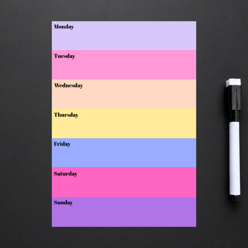 A5 Magnetic Weekly Planner - Assorted Designs